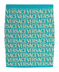 Versace Knit Skirt Repeat Jacquard Serie