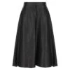 Balenciaga A-line Draped Midi Skirt