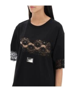 Dolce & Gabbana T-shirt With Lace Inserts 7 Dolce & Gabbana T-shirt With Lace Inserts -Italist Store 9ca2bed4e739200c3c1dc31de8150103