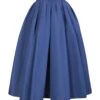 Alexander McQueen High Waisted Full Blue Skirt