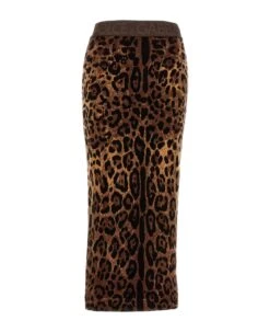 Dolce & Gabbana Animalier Skirt