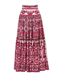 Dolce & Gabbana Long Maiolica Skirt