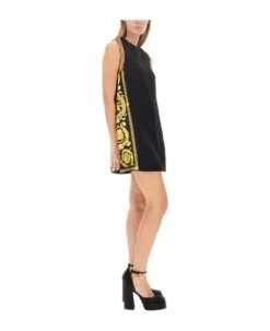 Versace Mini Baroque Dress -Italist Store 9e43f7246d900c1b223bb9a8929f2afa