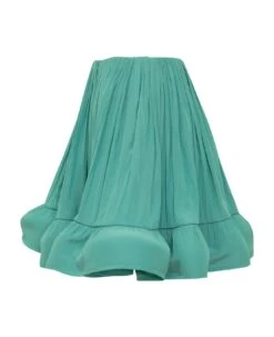 Lanvin Charmeuse Ruffle Skirt -Italist Store 9e5c0716f315940ea1ee7e49b398eb37