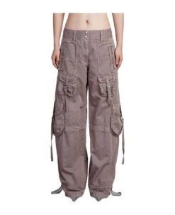 Acne Studios Pants In Rose-pink Cotton
