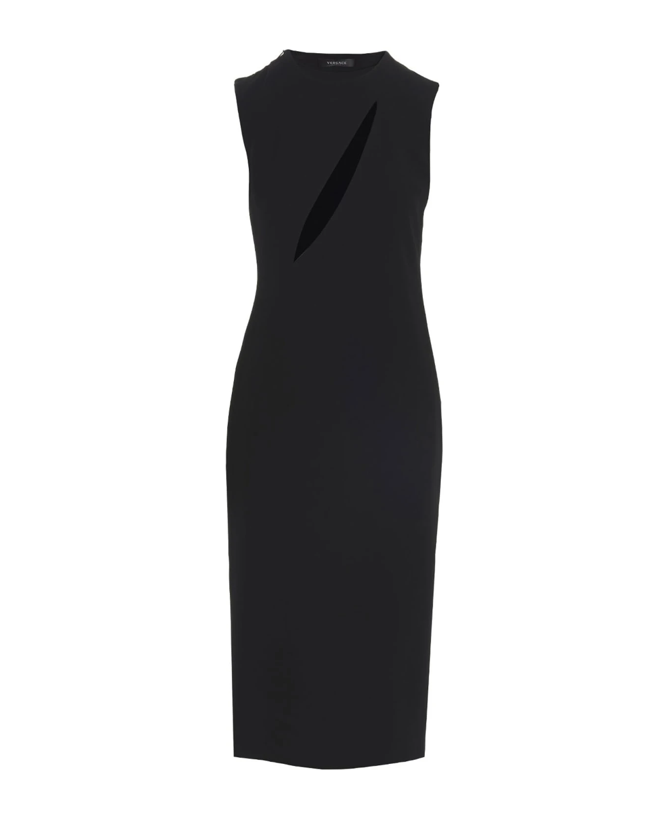 Versace Cut Out Midi Dress 1 Versace Cut Out Midi Dress