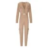 Elisabetta Franchi V-neck Knitted Jumpsuit