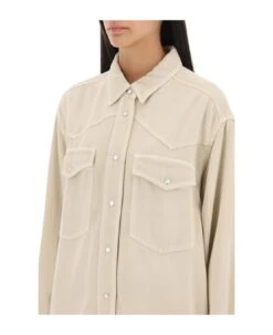 'tainami' Light Denim Shirt -Italist Store a29c147473d9b012f5cbcdfbda1c5b61