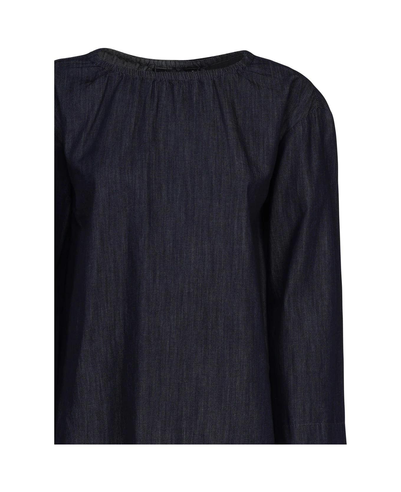 Max Mara Long-sleeved Chambray Top 2 Max Mara Long-sleeved Chambray Top - Image 2