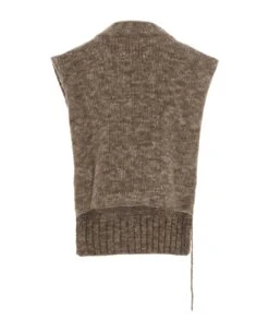 Maison Margiela Sleeveless Knit Cape -Italist Store a3ee8288e761b2f110ef9f65860adce4