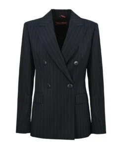 "sella" Pinstriped Wool Blend Jacket