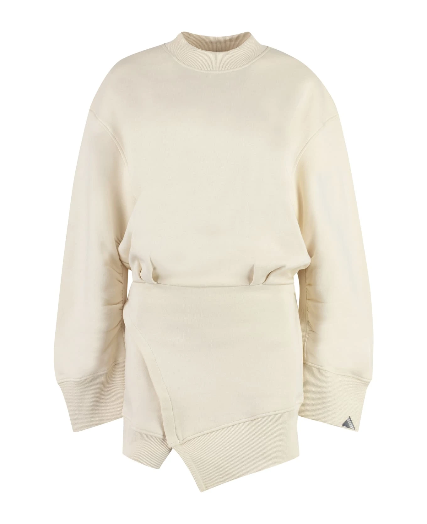 Ivory Cotton Mini Sweatdress 1 Ivory Cotton Mini Sweatdress