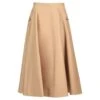 Valentino Garavani Stretch Cotton Midi Skirt