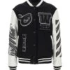 Off-White 'ow Meteor Moon Varsity' Bomber Jacket