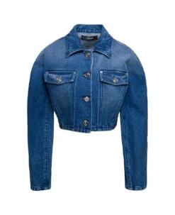 Versace Giubbotto Denim