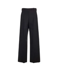Valentino Garavani Crepe Couture Wide Leg Trousers