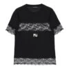 Dolce & Gabbana T-shirt With Lace Inserts