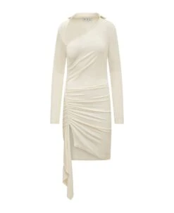 Off-White Vi-crepe Dress