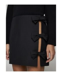 Valentino Bow Wool-blend Miniskirt -Italist Store a940066f04f81f50c02fdd415291061a