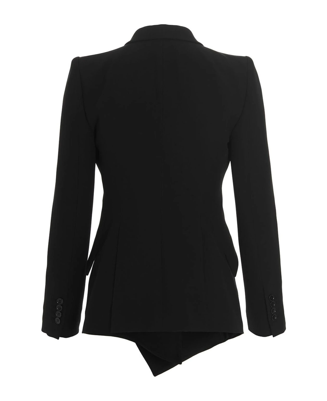 Alexander McQueen Asymmetrical Blazer Jacket 2 Alexander McQueen Asymmetrical Blazer Jacket - Image 2