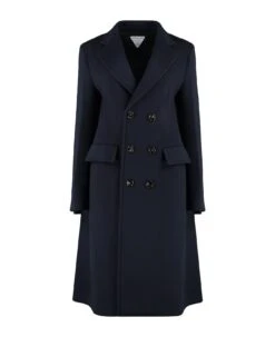 Bottega Veneta Double-breasted Wool And Cashmere Coat