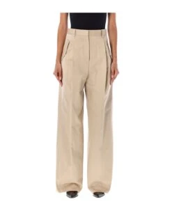 Lanvin Flared Chino Pants