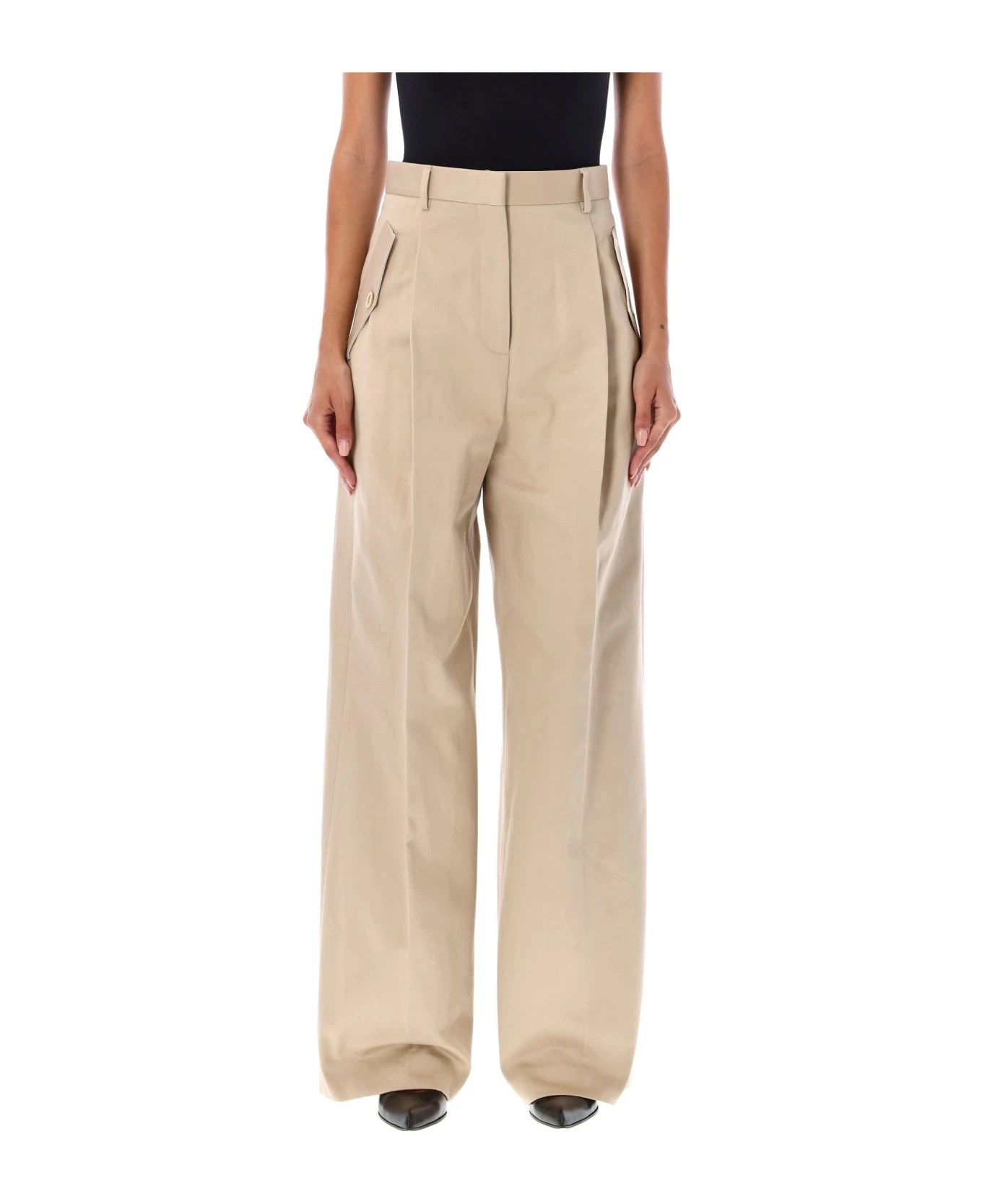Lanvin Flared Chino Pants 1 Lanvin Flared Chino Pants