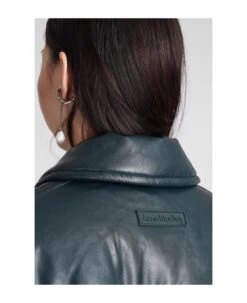 Acne Studios Bomber In Green Polyester -Italist Store ac634eb5e56b0077feb6392142df5106