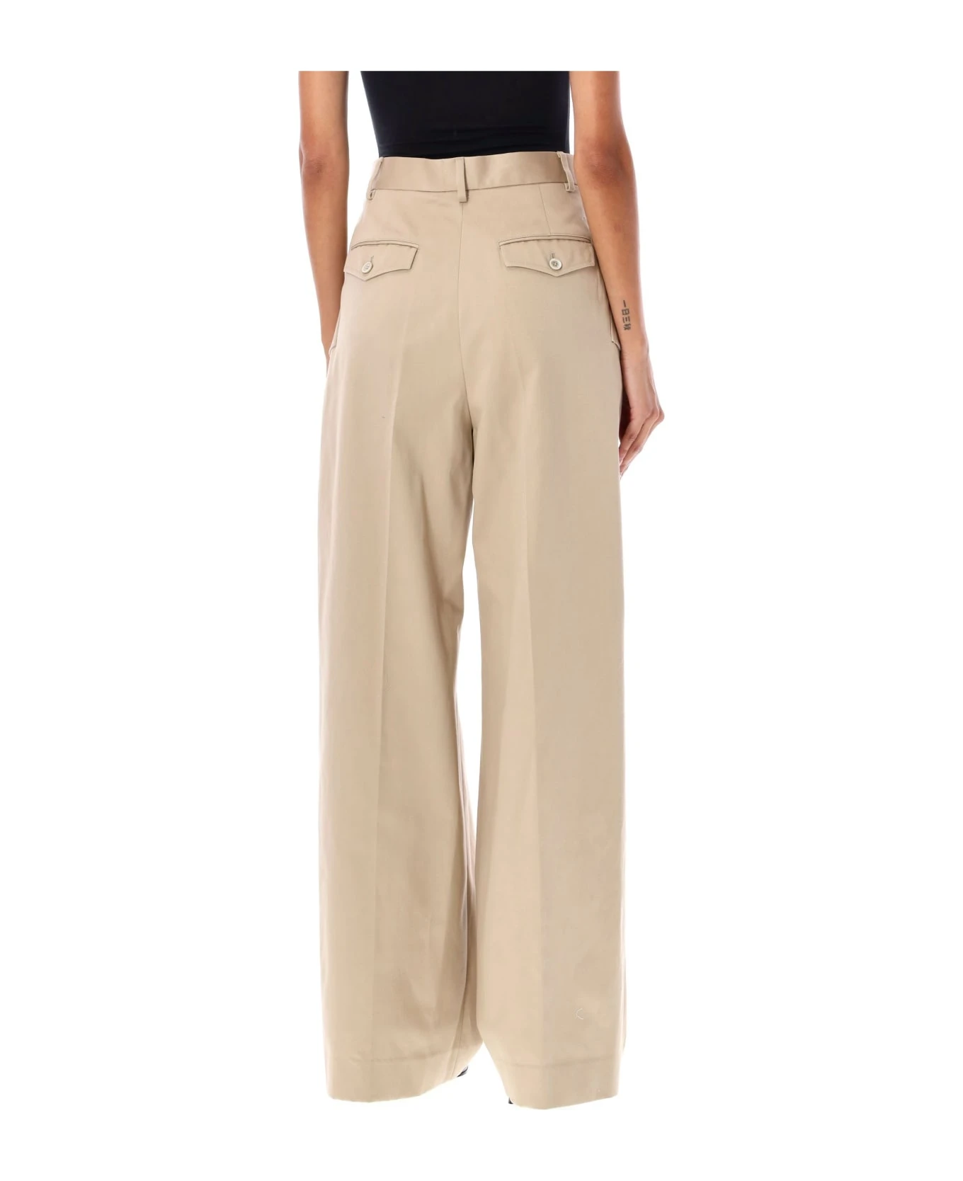 Lanvin Flared Chino Pants 2 Lanvin Flared Chino Pants - Image 2