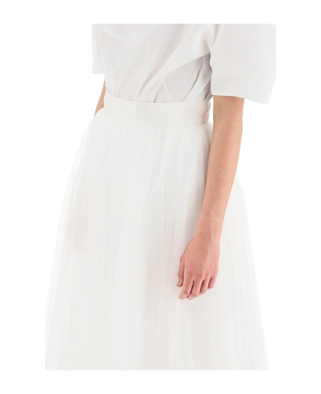 Max Mara 'gomito' Long Tulle Skirt 5 Max Mara 'gomito' Long Tulle Skirt - Image 5