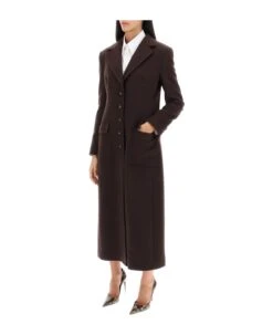 Dolce & Gabbana Shaped Coat In Wool And Cashmere -Italist Store af916e44e5e62442fb6d9c26f59e815f