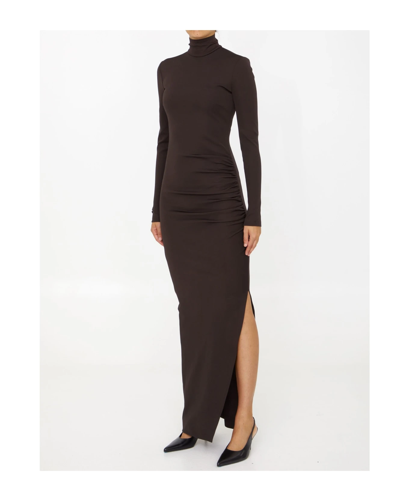 Dolce & Gabbana Long Ribbed Dress 2 Dolce & Gabbana Long Ribbed Dress - Image 2