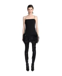 Fujiko Dress In Black Rayon