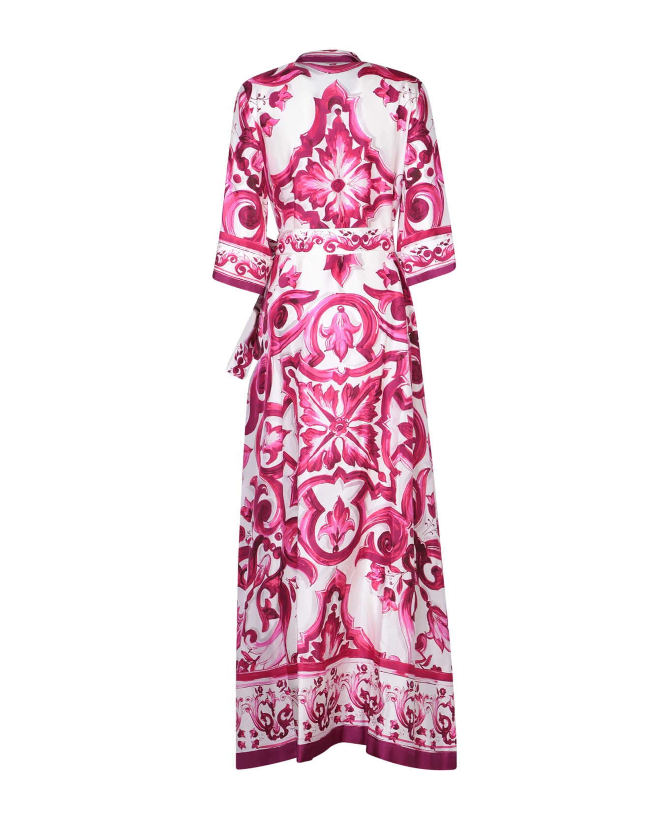 Dolce & Gabbana Multicolor Three Quarter Dress 2 Dolce & Gabbana Multicolor Three Quarter Dress - Image 2