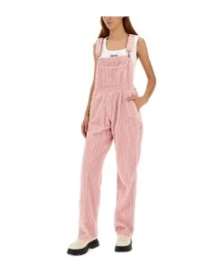 Velvet Dungarees -Italist Store b076b4738a2791e024cf159ae699d540