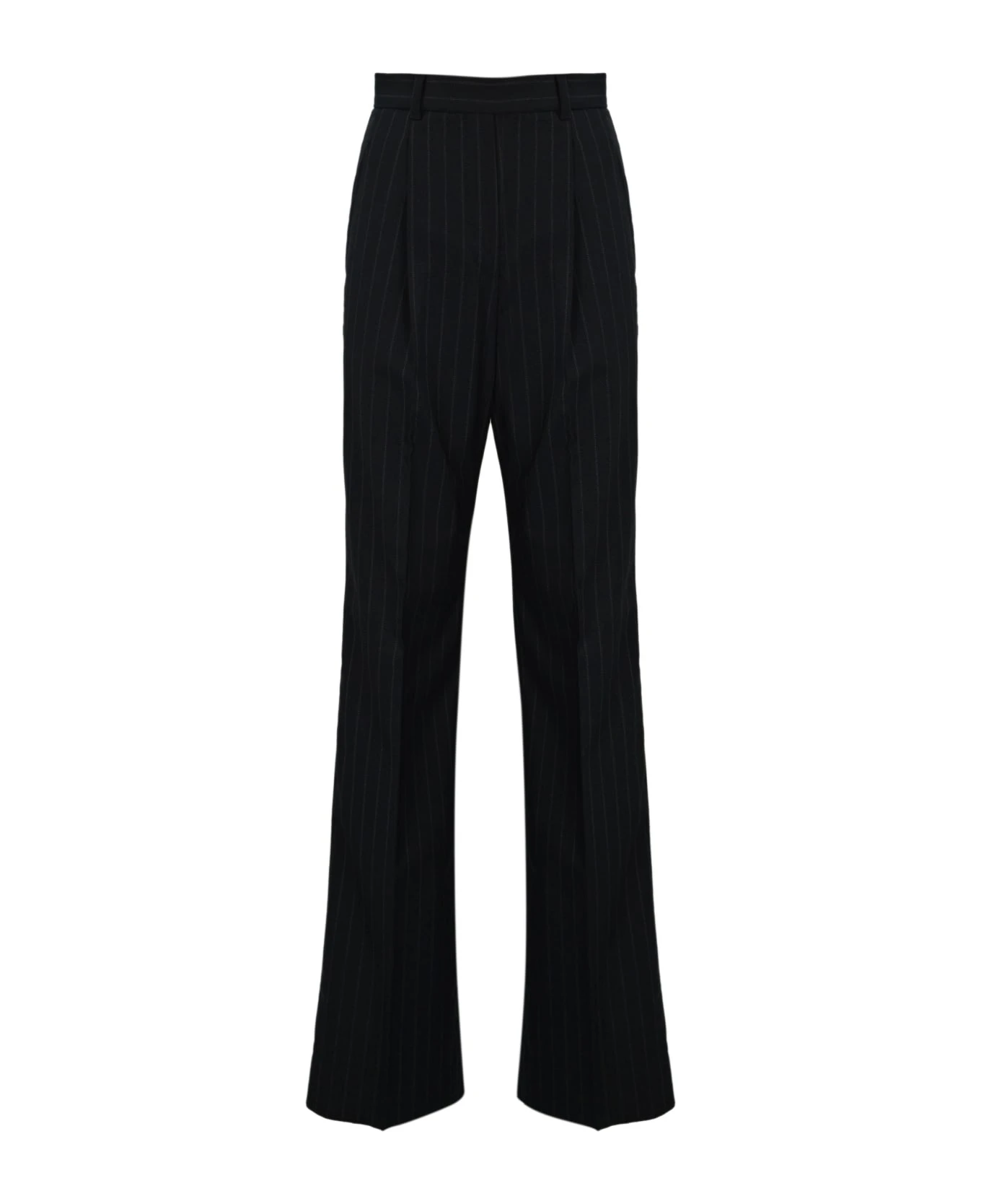 "vanna" Gabardine Pinstriped Trousers 1 "vanna" Gabardine Pinstriped Trousers