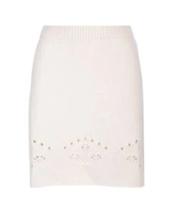 Chloé Ivory A-line Miniskirt