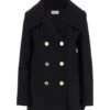 Valentino Wool Blend Double-breasted Coat