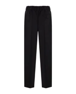 Bottega Veneta Wide Cut Trousers In Wool