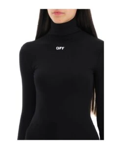 Off-White Second Skin Long Sleeve Turtleneck Top -Italist Store b3bb768b3a47002f6dd28e9602cfd509