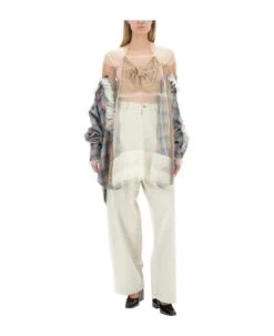 Maison Margiela Pendleton Wool Shirt -Italist Store b447e05a7fe4545cdc2e28919e5b15bf