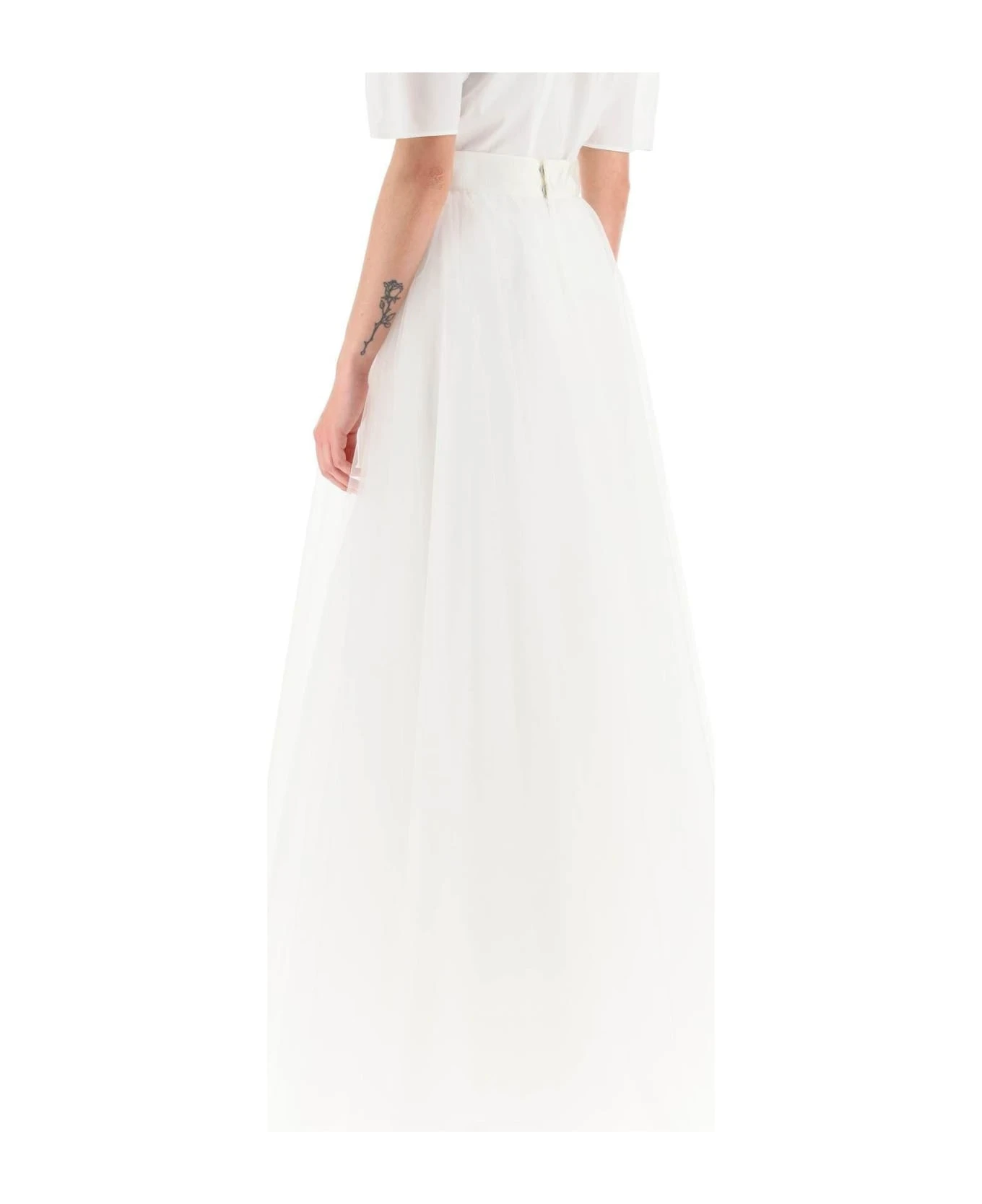 Max Mara 'gomito' Long Tulle Skirt 4 Max Mara 'gomito' Long Tulle Skirt - Image 4