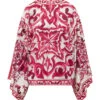 Dolce & Gabbana Blouse Majolica Print