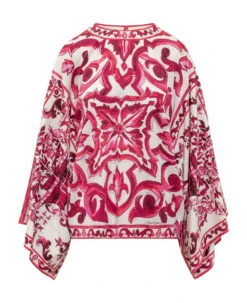 Dolce & Gabbana Blouse Majolica Print