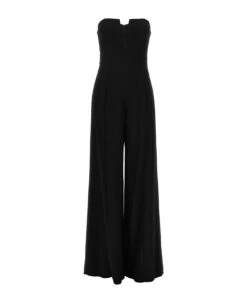 'v-cut Corset Wide Leg' Jumpsuit