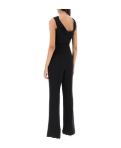 Jumpsuit With Twisted Neckline 6 Jumpsuit With Twisted Neckline -Italist Store b53774eddf5d39af52b5b210a519a40d