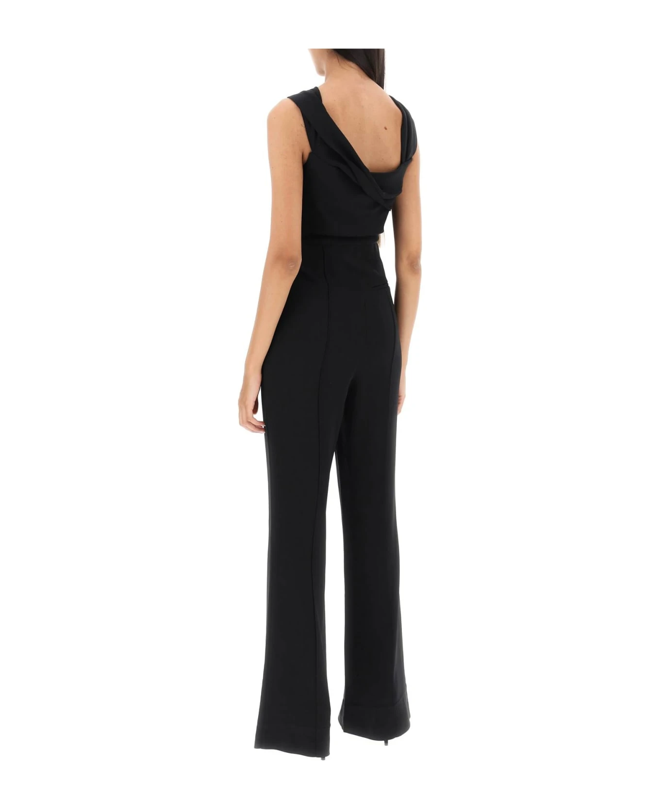 Jumpsuit With Twisted Neckline 3 Jumpsuit With Twisted Neckline - Image 3