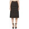 Alexander McQueen Blue Denim Pencil Skirt