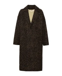 Golden Goose Leopard Jacquard Coat