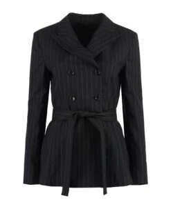 Max Mara Gabbia Double-breasted Wool Blazer